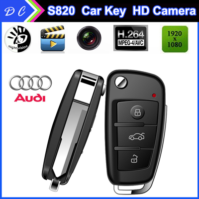 1080P Full HD Gece Görüşlü Anahtarlık Gizli Kamera